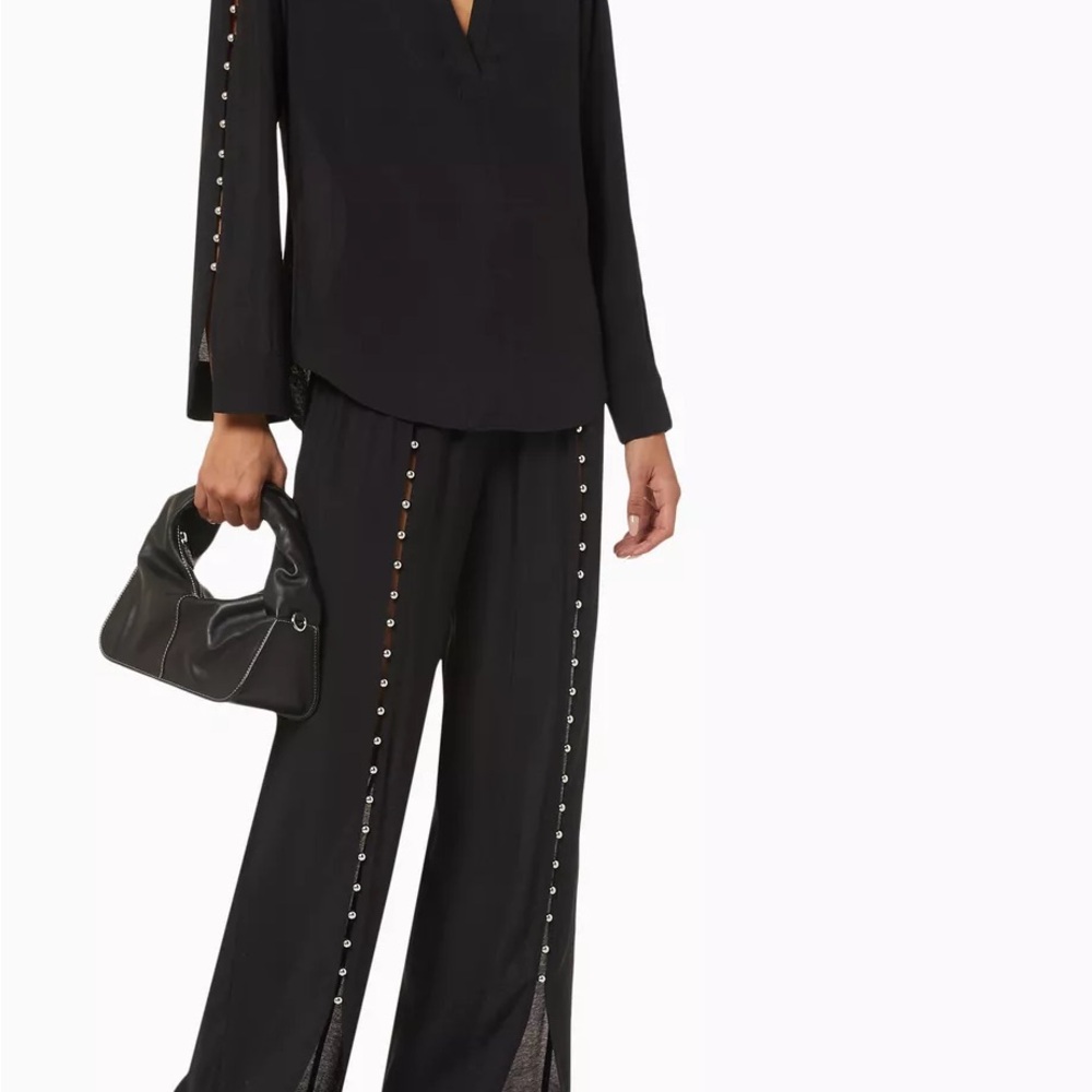 Jonathan Simkhai Black matching set with shorts